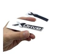 NIBOTT Numeri Di Carattere Lettere 520i 523i 525i 530i 535i 540i Emblema ABS Adatto Fit For BMW Serie 5 GT E39 E60 E61 F10 F11 Adesivo Con Logo For Bagagliaio Di Un'auto (Color : Silver XDrive)