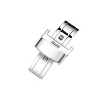 NIBOTT Uthai T05. Butterfly Deployment Buckle 316L Chiusura in acciaio inox doppio pieghevole vestibilità for cinturini cinturini 12 14 16 18 20 22 24mm(14mm)