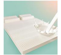 Nic, materasso in lattice naturale, sollievo dalla pressione e supporto per spalle, fianchi, schiena e ginocchia, soluzione ecologica e confortevole per dormire per tutti coloro che dormono