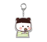 nicamaikoo-shop Adorabile portachiavi a forma di cartone animato BUBU DUDU con decorazione per zaino, regalo creativo.