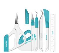 Nicapa Utensili di base per Silhouette/Siser/Oracal 631 651 751, per realizzare lavori di artigianato in vinile, kit di utensili per principianti di colore blu
