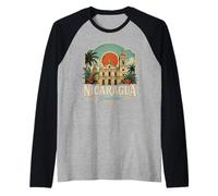 Nicaragua Cattedrale di Granada America Centrale coloniale 505 Maglia con Maniche Raglan
