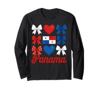 Nicaragua Girl Coquette Bow Hispanic Heritage Maglia a Manica