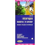 Nicaragua, Honduras, El Salvador 1 : 650 000: Kartenbild 2seitig. Naturparks, Naturschutzgebiete. Viele Ausflugsziele. UTM-Raster für GPS am ... Straßennetz. Gitternetz und Ortsindex