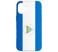 Nicaragua Patriotism Inspired Nicaraguan National Flag Custodia per iPhone 16 Plus