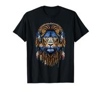 Nicaraguan Lion Cuffie Reggae Dreadlocks Maglietta