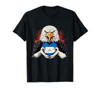 Nicaraguan Pride Nicaraguan Roots Bandiera Nicaragua Farfalla Maglietta