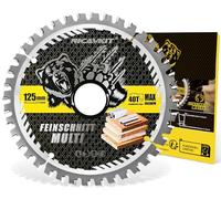 NICAVKIT Ø 125 x 22.23 mm Lame per Seghe Circolari per legno, metallo e alluminio. Multi materiale lama per sega a taglio fine 125 x 22.23, compatibile come Bosch, Makita & Dewalt