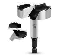 NICAVKIT 60mm Punta Forstner per legno, 60mm punta da trapano Forstner per lavorazione del legno, Fresa per Legno, strumento per cerniera per legno