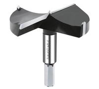 NICAVKIT 95mm Punte Trapano Forstner in acciaio al tungsteno, Forstner Drill Bit per legno, Punta Forstner Per Legno In Lega premium Per Forare Legno, Compensato, Plastica