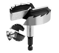 NICAVKIT Heller - Punta per trapano Forstner, 75 mm, per legno, 75 mm, per legno, con codolo esagonale, punta per legno, punta artificiale per legno