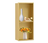 Nicchia Da Incasso Per Doccia, Contenitore Quadrato Per Bagno, Mensola Da Parete In Acciaio Inox Con Attacco A Spina, Nicchia Da Parete Per Shampoo, Sapone E Articoli Da Toeletta, Nero, 32 X 12,4 Cm,