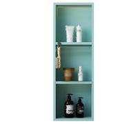 Nicchia da parete per bagno, doccia in acciaio inox con contenitore integrato, mobiletto per medicinali in metallo per bagno, camera da letto