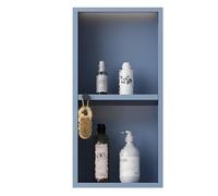 Nicchia da parete per bagno, in acciaio inox, con doccia integrata, mobiletto portaoggetti in metallo per bagno, medicina, per WC, camera da letto, soggiorno