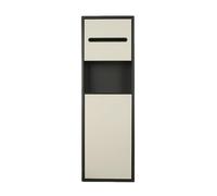 Nicchia da parete per bagno in acciaio inox, porta carta igienica e portaoggetti da incasso per doccia con cestino, porta scopino elegante