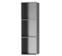 Nicchia da parete per bagno, mobiletto decorativo da parete in acciaio inossidabile, mensole da incasso per soggiorno, cucina e bagno, scaffalature metalliche per biblioteche, bar, spazi pubblici