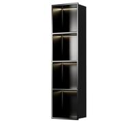 Nicchia da parete per bagno, nicchia da doccia incassata, ripiani portaoggetti impermeabili in acciaio inox per alcova da bagno, organizer per shampoo