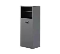 Nicchia da parete per bagno, nicchia per doccia in acciaio inox, portaoggetti da incasso a parete, nessuna piastrella necessaria, mobiletto da bagno accanto al WC
