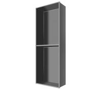 Nicchia doccia impermeabile da incasso, nicchia doccia, nicchia bagno in acciaio inossidabile, deposito impermeabile, bagno umido soggiorno camera da letto scaffale da cucina, shampoo articoli da