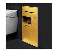 Nicchia doccia impermeabile in acciaio inox, mensola da bagno per shampoo e articoli da toeletta, elegante soluzione per riporre l'alcova incorporata