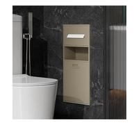 Nicchia Doccia In Acciaio Inox da parete per senza piastrelle, da incasso, cestino per rifiuti, doppio strato, organizer verticale per bagno, contenitore per shampoo, sapone e articoli da t