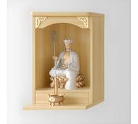 Nicchia per altare Buddha da parete, santuario cinese per meditazione, statua decorativa da parete, decorazione spirituale per la casa per la consapevolezza