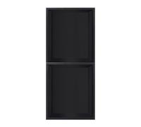 Nicchia Per Doccia, Nicchia Per Doccia In Acciaio Inox 304, Mensole Per Bagno, Nicchia Per Bagno Umido, Mensola A Muro Per Shampoo E Articoli Da Toeletta, Organ,Black-70x28x12.5CM/27.56x11.03x4.93in