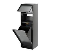 Nicchia portaoggetti da bagno con porta carta igienica e spazzolone per servizi igienici