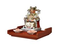 Nicchie Di Buddha Personali Cinesi Da Parete, Tavolo Da Meditazione For Santuario, Mensola For Altare Da Parete, Espositore For Statua Pooja(A,48X36CM)