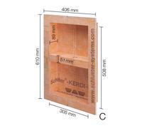 Nicchie Prefabbricate KERDI-BOARD-N Schluter ripiano per doccia/scaffale Mensole