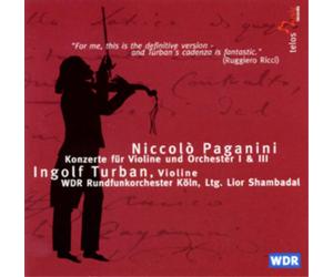 Niccolo Paganin Niccolo Paganini: Konzerte Fur Violine Und Orchester I & II (CD)