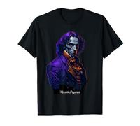 Niccolo Paganini Camicia Ritratto Compositore Illustrazione Violino Maglietta