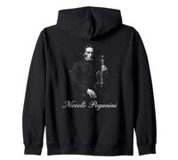 Niccolò Paganini Romantico Violino Virtuoso Ritratto Felpa con Cappuccio