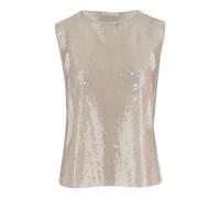 NICCOLÒ PASQUALETTI - Canotta con Paillettes - - Tops - Donna - Beige - S