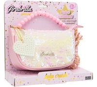 Girabrilla Glamour - Borsetta Lulù Crush con Maniglia di Perline, Tracolla e Charms a Cuore