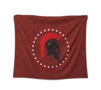 Nice Captain Arazzo con emblema culturale della Grecia antica Roma antica decorazione da parete poster in tessuto 100 cm x 125 cm decorazione artistica da parete (casco Centurione)