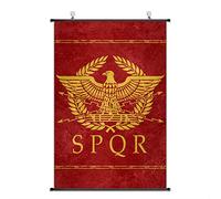 Nice Captain Poster con simbolo culturale dell'antico periodo romano, striscione impero, decorazione da parete per la casa, 75 x 50 cm (Roma)