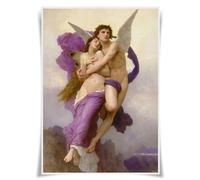 Nice Captain Poster ritratto mitologico con divinità e dee greche, formato A3, decorazione da parete (Amore e psiche)