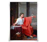 Nice Captain Ritratto di 99 grandi re, regine e sovrani del mondo Poster Materiale Stampa Fine Art Decor (Augusto)
