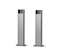 NICE COPPIA COLONNINE DA ESTERNO IN ALLUMINIO ALTEZZA 50CM PER FOTOCELLULA MEDIUM PPH3