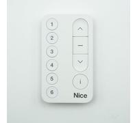 Nice DOMI W1 Bianco - Telecomando a parete bidirezionale per tapparelle Domì w1 - Frequenza 433.92 MHz - 3 pulsanti - Sostituisce la vecchia gamma Era W1 + 1 Goodies DOMOBIP (Mini DOMI 6 - Bianco)