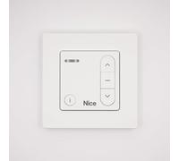 Nice DOMI W1 Bianco - Telecomando da parete bidirezionale per tapparelle Domì w1 - Frequenza 433.92 MHz - 3 pulsanti - Sostituisce la vecchia gamma ERA W1 + 1 Goodies DOMOBIP (DOMI W1 - Bianco)