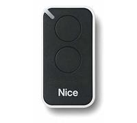 Nice Telecomando apricancello ONE ON1/ON2 - Originale 2 tasti 433,93 MHz Rolling Code (nero)