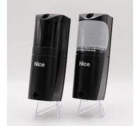 NICE F210 - Coppia di fotocellule universali (contatto a secco) - Sicurezza cancello e porta del garage - 12/24 V - orientabili 210° - IP44 + 1 Goodies DOMOBIP (F210)
