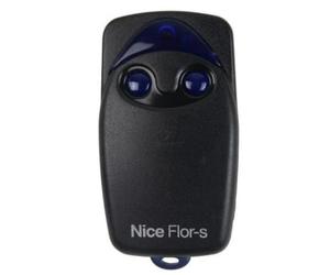 NIce Flo2r-s - 2 tasti - Rolling code 433 - Telecomando originalie Nice FLo2r s - guscio nero