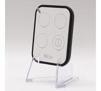 NICE FLO2R-S - Telecomando a 2 canali blu scuro per cancelli e garage, Rolling Code 433,92 MHz, compatibile FLOX2R / FLOXI2R / OX2 - Trasmettitore ufficiale certificato + 1 Goodies DOMOBIP (ON3EBD)