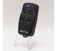 Nice FLO4R-S - Telecomando a 4 canali blu scuro per cancelli e garage, Rolling Code 433,92 MHz, compatibile FLOX2R/FLOXI2R / OX2 - Trasmettitore ufficiale certificato + 1 Goodies DOMOBIP