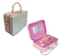 Nice Girabrilla Tweed Case White Maxi Valigetta Make Up 19112
