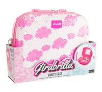 Nice Group - Girabrilla Make Up Case, Valigetta trucchi 02550G - BIANCA con Nuvole ROSA