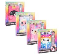 Nice Group - Influencer Notebook Pets, Diario Segreto con Morbido Rivestimento e Penna Multicolore